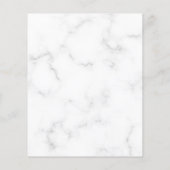 Papier Mariage pas cher Eucalyptus Marbre Soirée de fête (Dos)