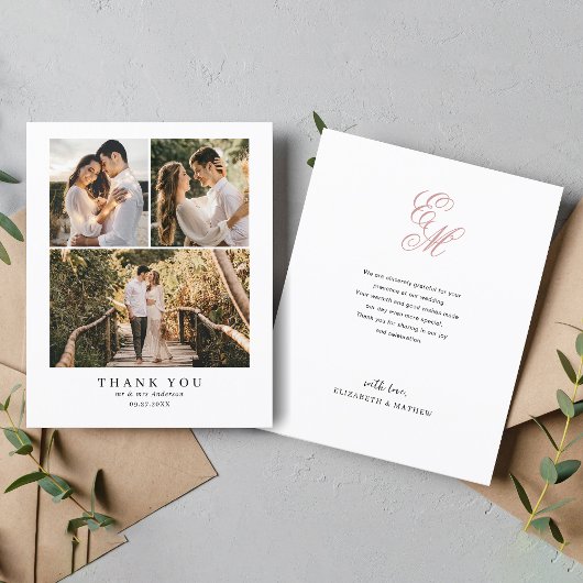 Papier MARIAGE photo BUDGET Elegant Dusty rose
