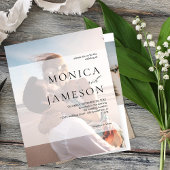 Papier Mariage photo Budget Modern Duo 2