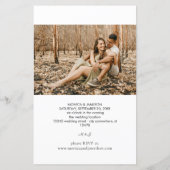 Papier Mariage photo Budget Modern Duo 2 LG (Dos)