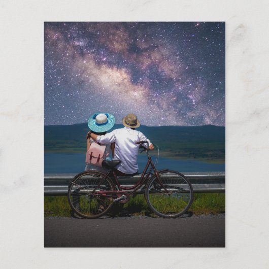 Papier Mariage photo Budget Mysical Black Gold Sun Moon (Dos)