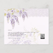 Papier MARIAGE PHOTO BUDGET Purple Wisteria Ampersand (Dos)