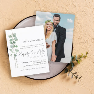 Papier Mariage photo Eucalyptus budget heureux