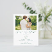 Papier Mariage photo Fleur sauvage élégant et bon marché (Debout devant)