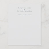 Papier Mariage PHOTO MERCI Fuchsia Dreams (Dos)