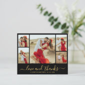 Papier Mariage photo noir Budget Gold (Debout devant)