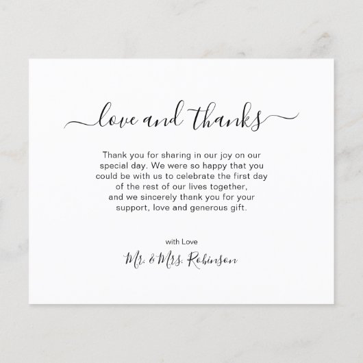 Papier Mariage photo noir Budget Gold (Dos)