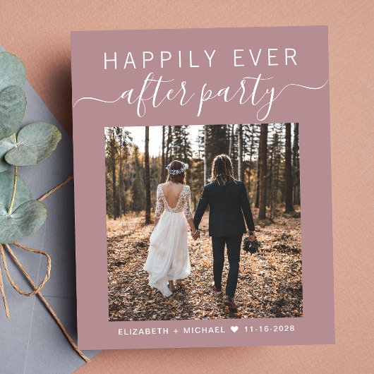 Papier Mariage Photo QR Code Réception Invitation