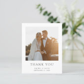 Papier Mariage photo simple et élégant (Debout devant)