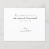 Papier Mariage photo Vintage budget (Dos)