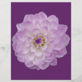 Papier Mariage pliable Réservé Dahlia Purple Floral (Dos)