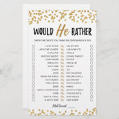 Papier Mariage Plutôt édité jeu (Devant / Derrière)