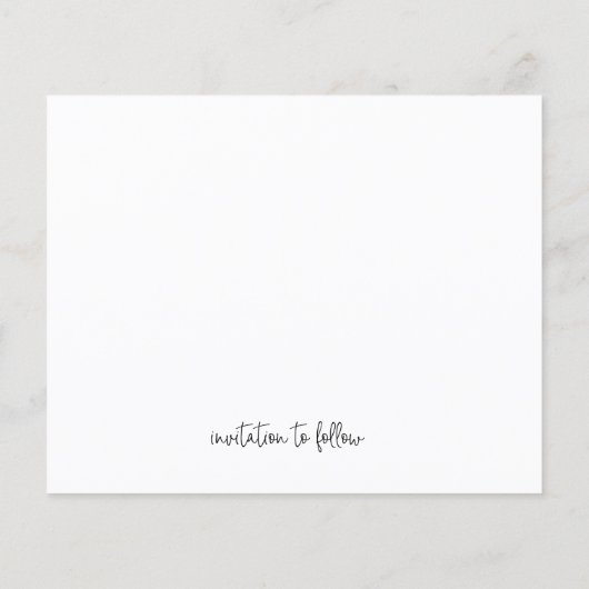 Papier Mariage Simple Photo Budget Moderne Économique Enr (Dos)