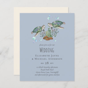 Papier Mariage sur la plage des tortues de mer