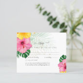 Papier Mariage sur la plage paradisiaque tropicale - Flor (Debout devant)