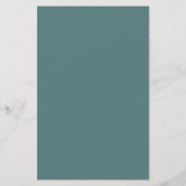 Papier Mariage Vert Eucalyptus Aquarelle Moderne Pas Cher (Dos)