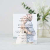 Papier Mariage vertical Budget Modern Photo 5 (Debout devant)