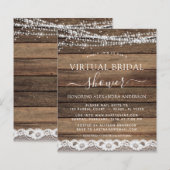 Papier Mariage Virtuel Pas Cher Thème Ferme Rustique Dent (Devant / Derrière)