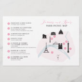 Papier Mariage Weekend Paris Event Map - CUSTOM for Kea (Dos)