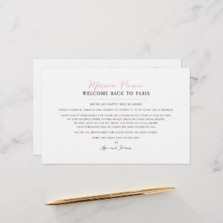 Papier Mariage Weekend Paris Event Map - CUSTOM for Kea