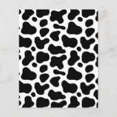 Papier Mariage Western Country Sainte Vache à petit budge (Dos)