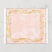 Papier Marie Antoinette fête en rose à Versailles (Dos)