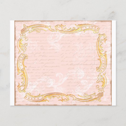 Papier Marie Antoinette fête en rose à Versailles (Dos)