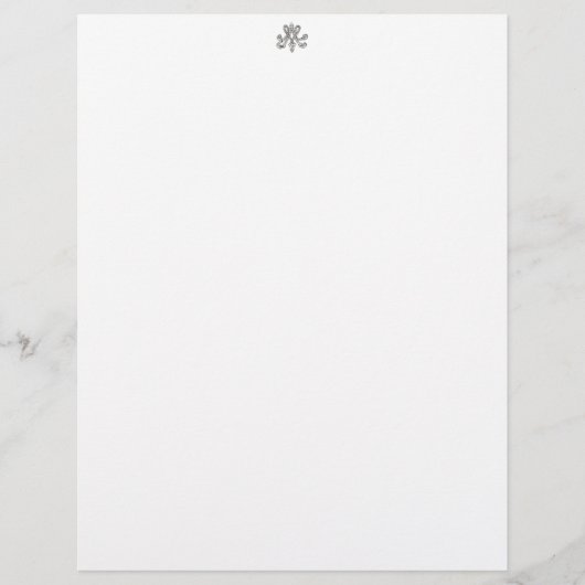 Papier Marie Antoinette - monogrammes royal (Devant)