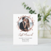 Papier marié | Faire-part photo de mariage du printemps (Debout devant)