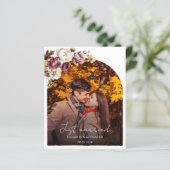 Papier marié | Faire-part photo du Mariage du budget (Debout devant)