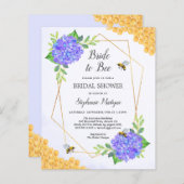 Papier Mariée à être violet Hydrangea Fête des mariées In (Devant / Derrière)