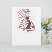 Papier Mariée de la Saint Valentin (Debout devant)