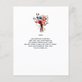 Papier Mariée dessinée à la main Groom Simple Mariage mig (Dos)