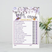 Papier Mariée ou fille - Cette sorcière est en train de s (Debout devant)