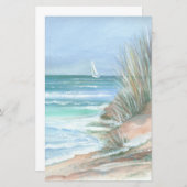 Papier marin aquarelle (Devant / Derrière)