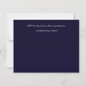 Papier Marine Aqua Blue Floral Budget Mariage (Dos)