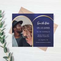 Marine bleu photo arch mariage Enregistrer la cart