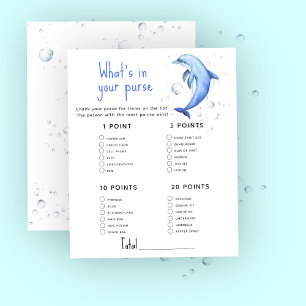 Papier Marine - Ce qui se trouve dans votre baby shower