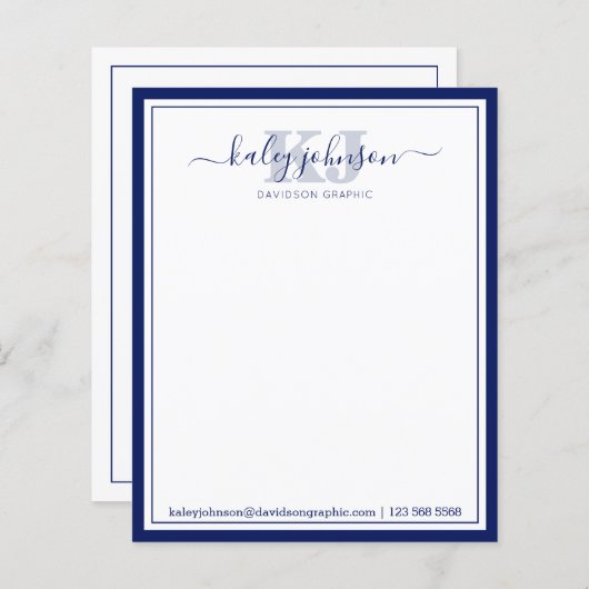 Papier Marine commerciale | À Partir Du Bureau De La Cart (Devant / Derrière)