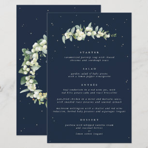 Papier Marine Snowberry+Eucalyptus 4 Mariage du cours Men