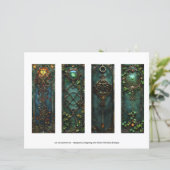 Papier Marque-pages du nœud celtique irlandais, marque-pa (Debout devant)