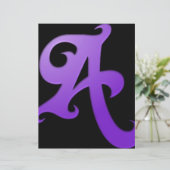 Papier Marquez avec des lettres A (Debout devant)