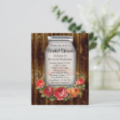 Papier Mason Jar Flower Fête des mariées de couronne (Debout devant)