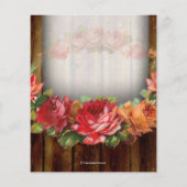 Papier Mason Jar Flower Fête des mariées de couronne (Dos)