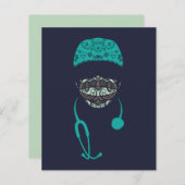 Papier masque cachette (Devant / Derrière)