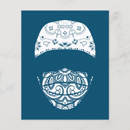 Papier masqué de paisley (Devant)