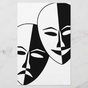 Papier Masques de théâtre