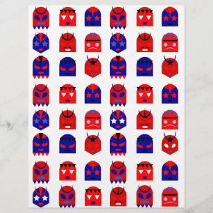 Papier masques lucha libre