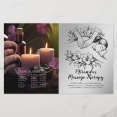 Papier Massage Thérapie Healing Hands Prix pliage Circula (Devant)