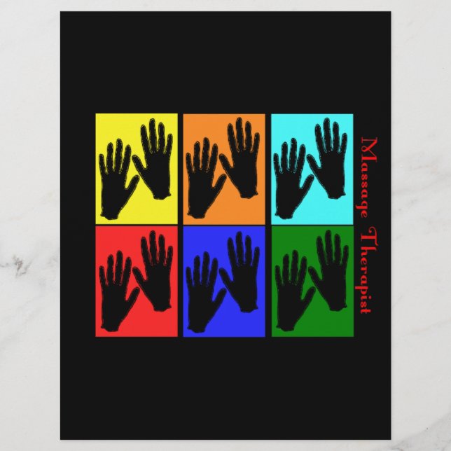 Papier Massage Thérapiste Pop Art Cadeaux (Devant)